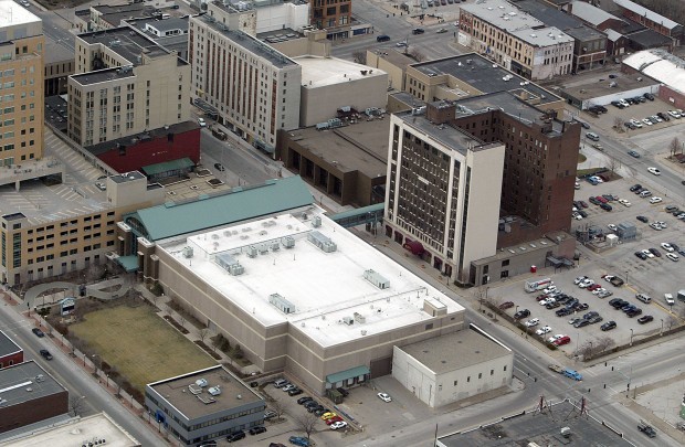 Aerial - Blackhawk Hotel and RiverCenter